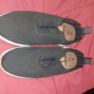 Boys Size 8 George Black Knit Sneakers